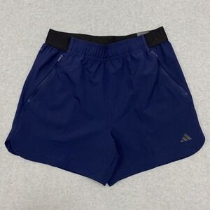 Adidas Axis Woven 4.0 Mens Sz M Navy Blue Running Training 5" Shorts JI9221 NWT